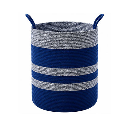 Home Collection 80L Tall Woven Rope Laundry Hamper and Storage Basket