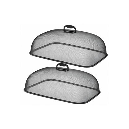 Home Collection Collapsible Metal Mesh Food Cover Dome with Handle 18-Inch