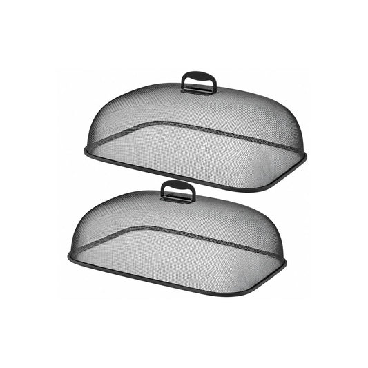 Home Collection Collapsible Metal Mesh Food Cover Dome with Handle 18-Inch