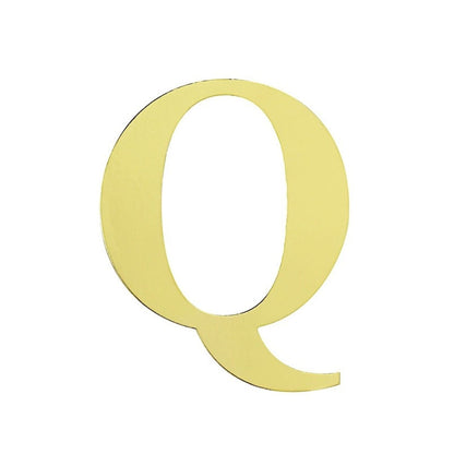 Home Collection Pack of 4 Gold Letter Stickers Backdrop 5"