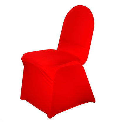 Home Collection Pack of 6 Banquet Stretch Spandex Chair Covers