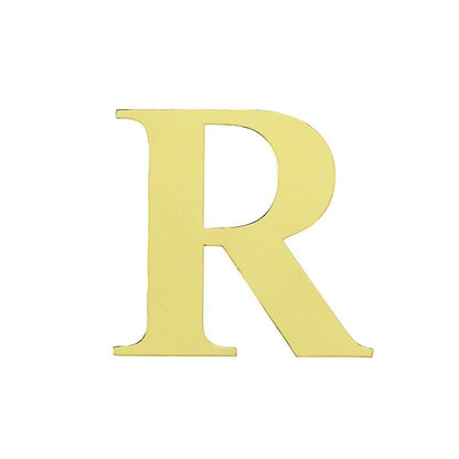 Home Collection Pack of 4 Gold Letter Stickers Backdrop 5"