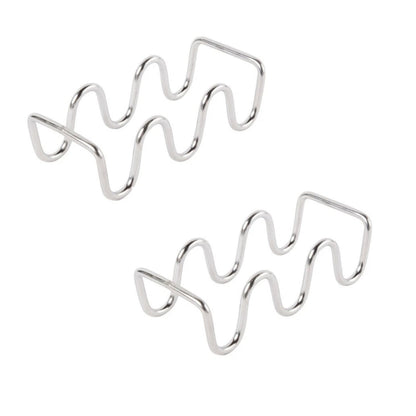 Home Collection Stainless Steel Wire Taco Holder Stand Taco Tray with 2 or 3 Compartments