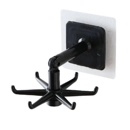 Home Collection 360 Degree Rotating 6 Claw Utility Hook