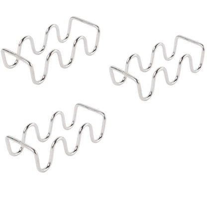 Home Collection Stainless Steel Wire Taco Holder Stand Taco Tray with 2 or 3 Compartments