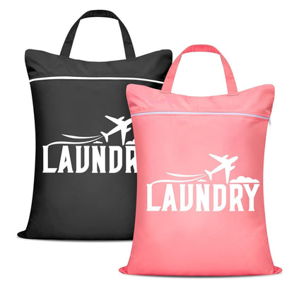 Home Collection Pack of 2 Large Travel Laundry Bags
