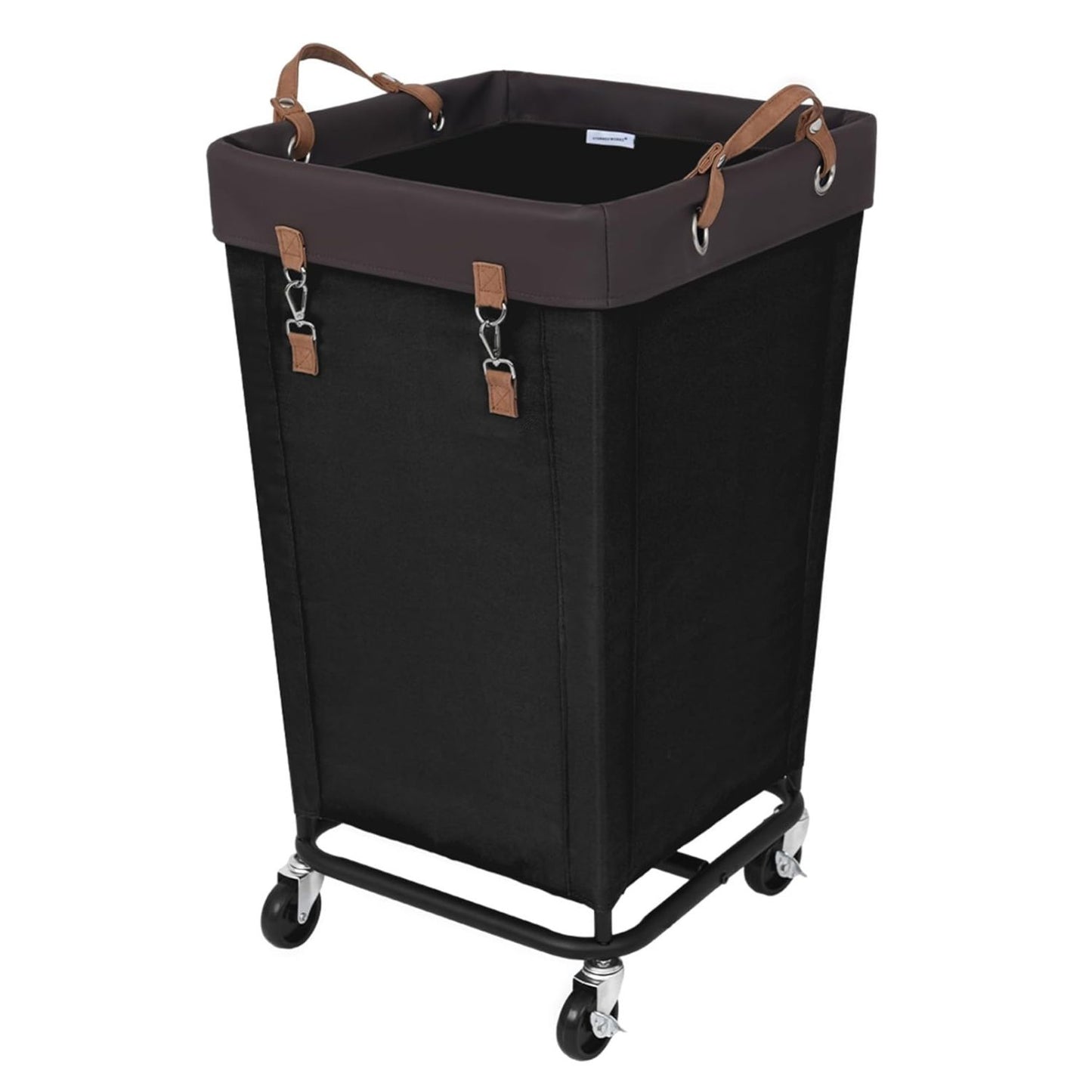 Home Collection Large Rolling Laundry Basket with Wheels 160L