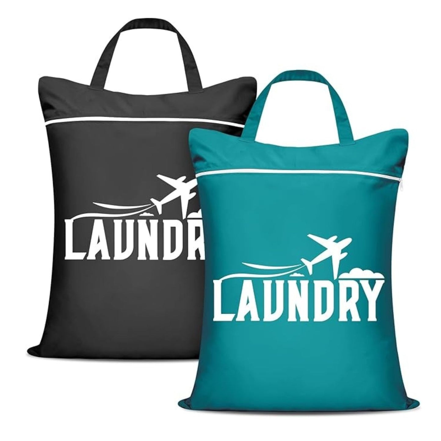 Home Collection Pack of 2 Large Travel Laundry Bags