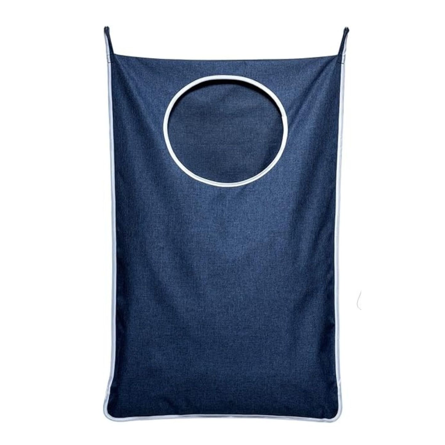 Home Collection Hanging Laundry Hamper Bag with Hooks