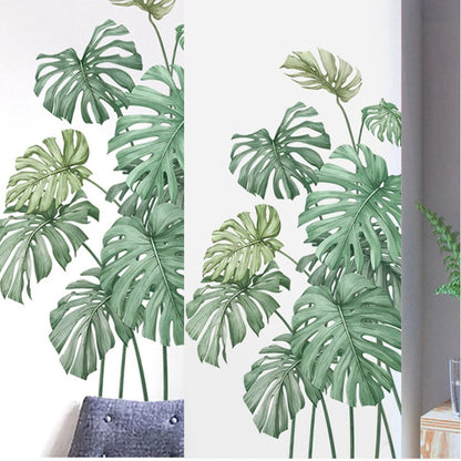 Home Collection Tropical Palm Leaves Wall Stickers