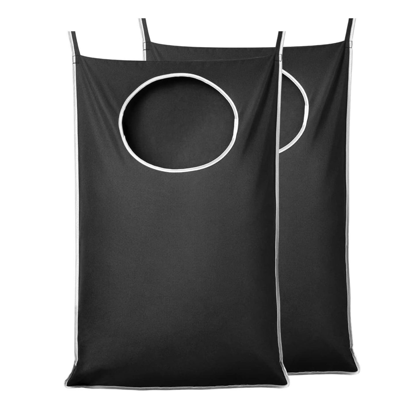 Home Collection Hanging Laundry Hamper Bag with Hooks