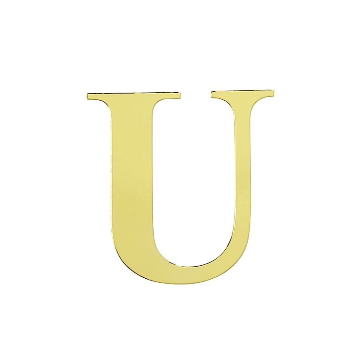 Home Collection Pack of 4 Gold Letter Stickers Backdrop 5"