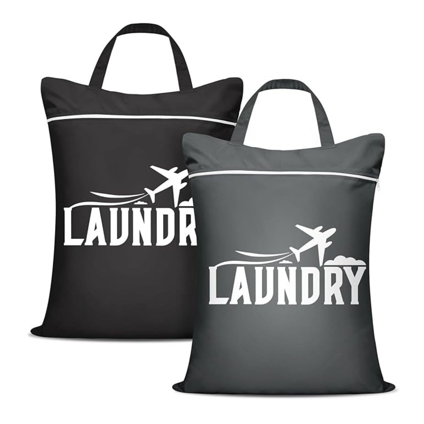 Home Collection Pack of 2 Large Travel Laundry Bags