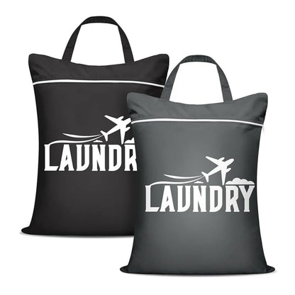 Home Collection Pack of 2 Large Travel Laundry Bags