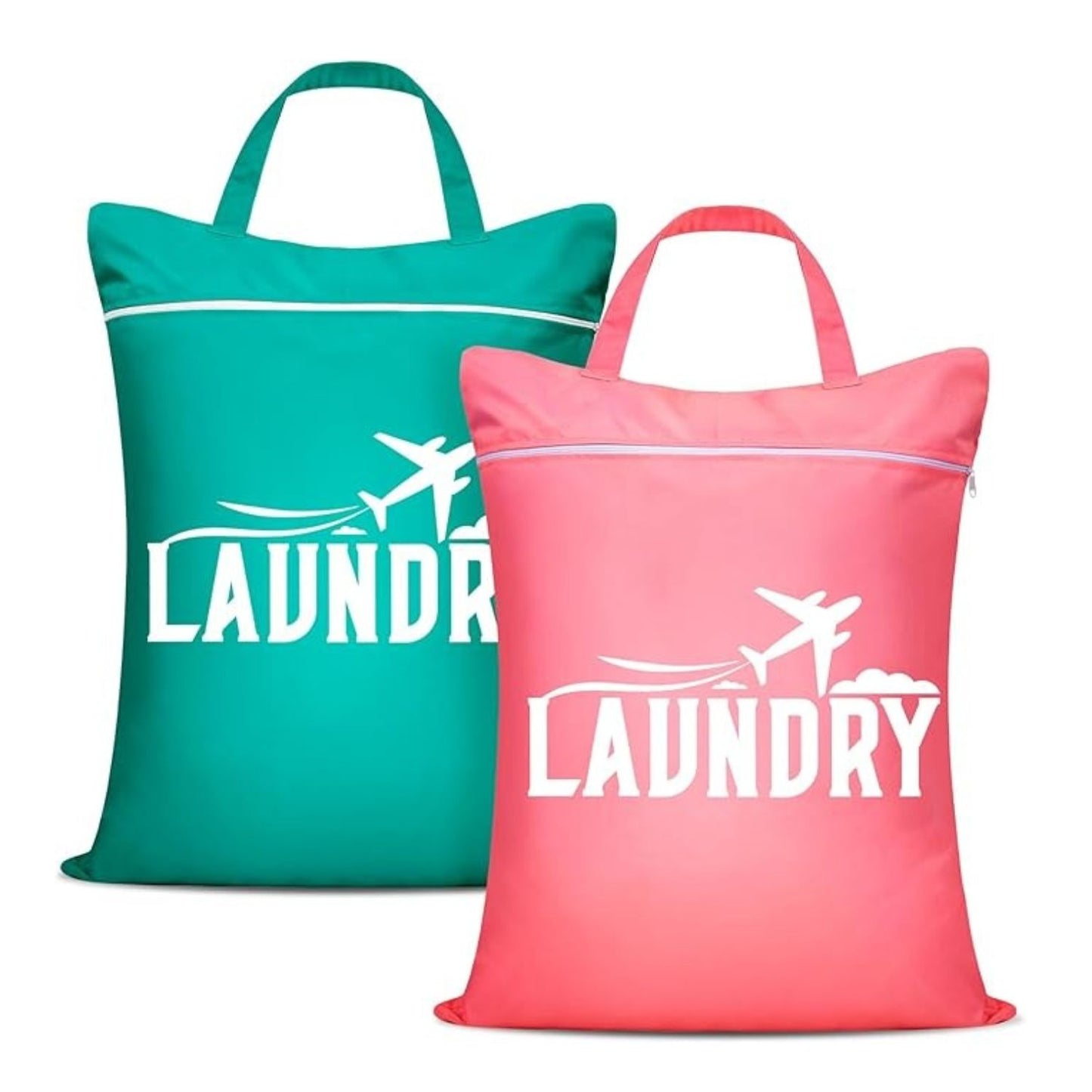 Home Collection Pack of 2 Large Travel Laundry Bags