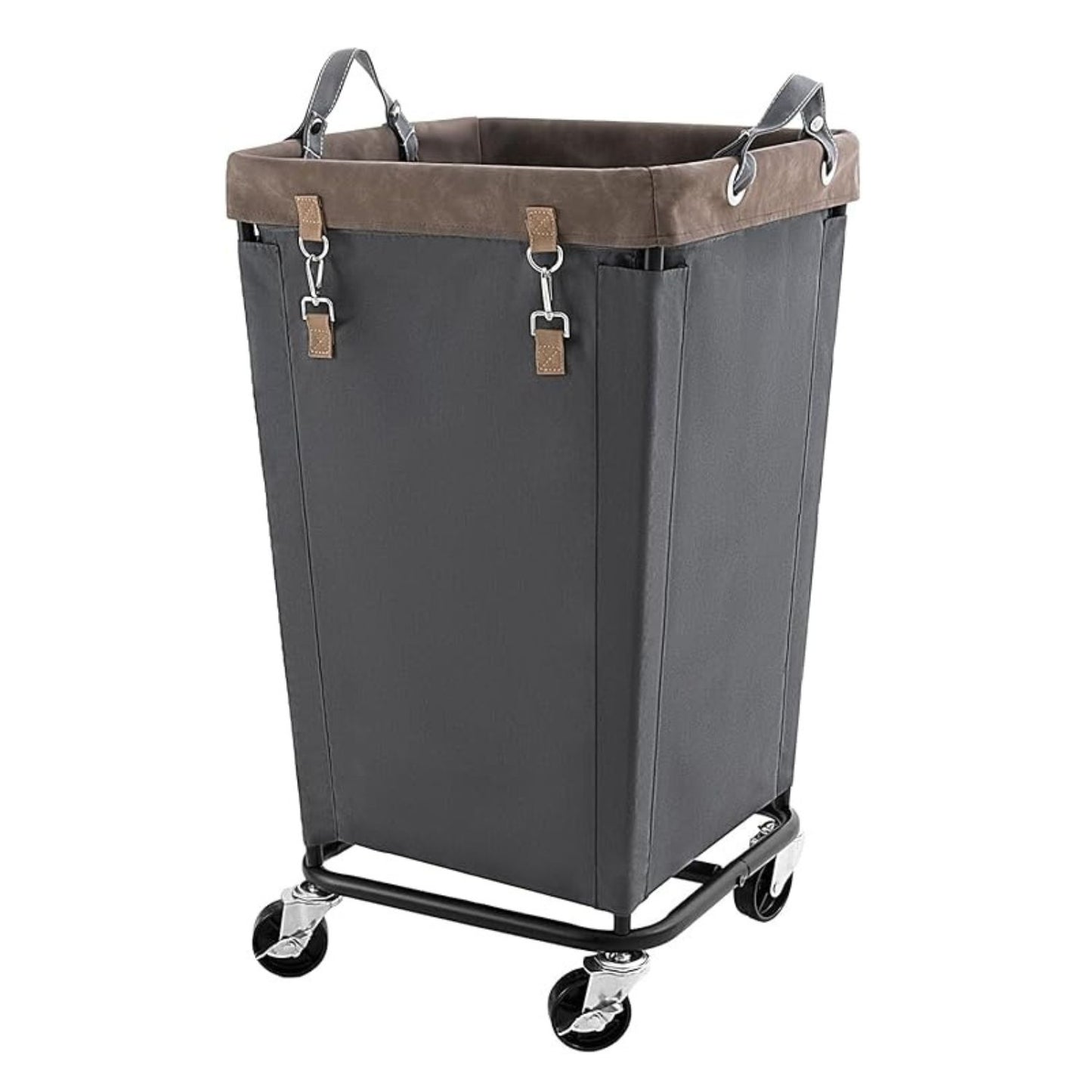 Home Collection Large Rolling Laundry Basket with Wheels 160L
