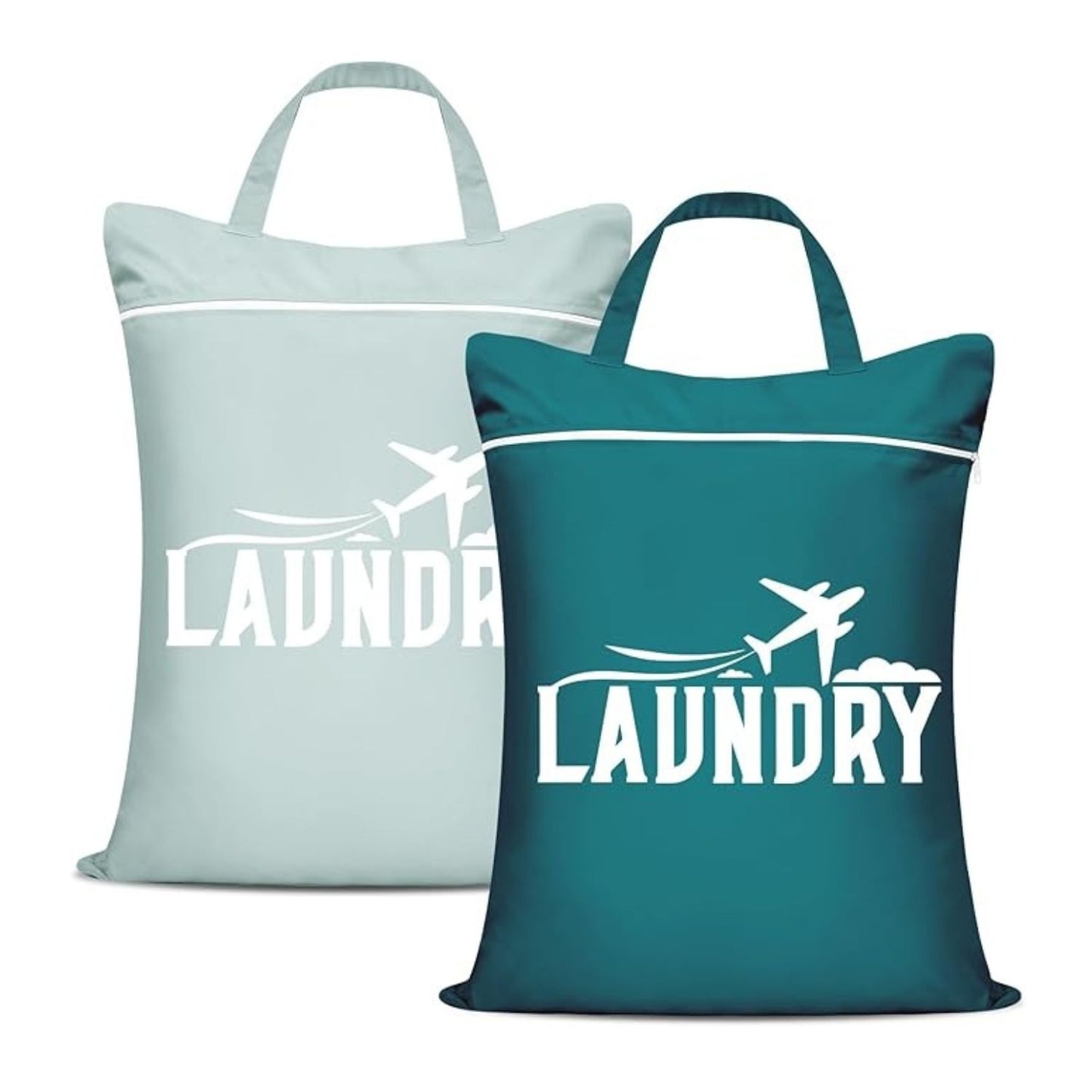 Home Collection Pack of 2 Large Travel Laundry Bags