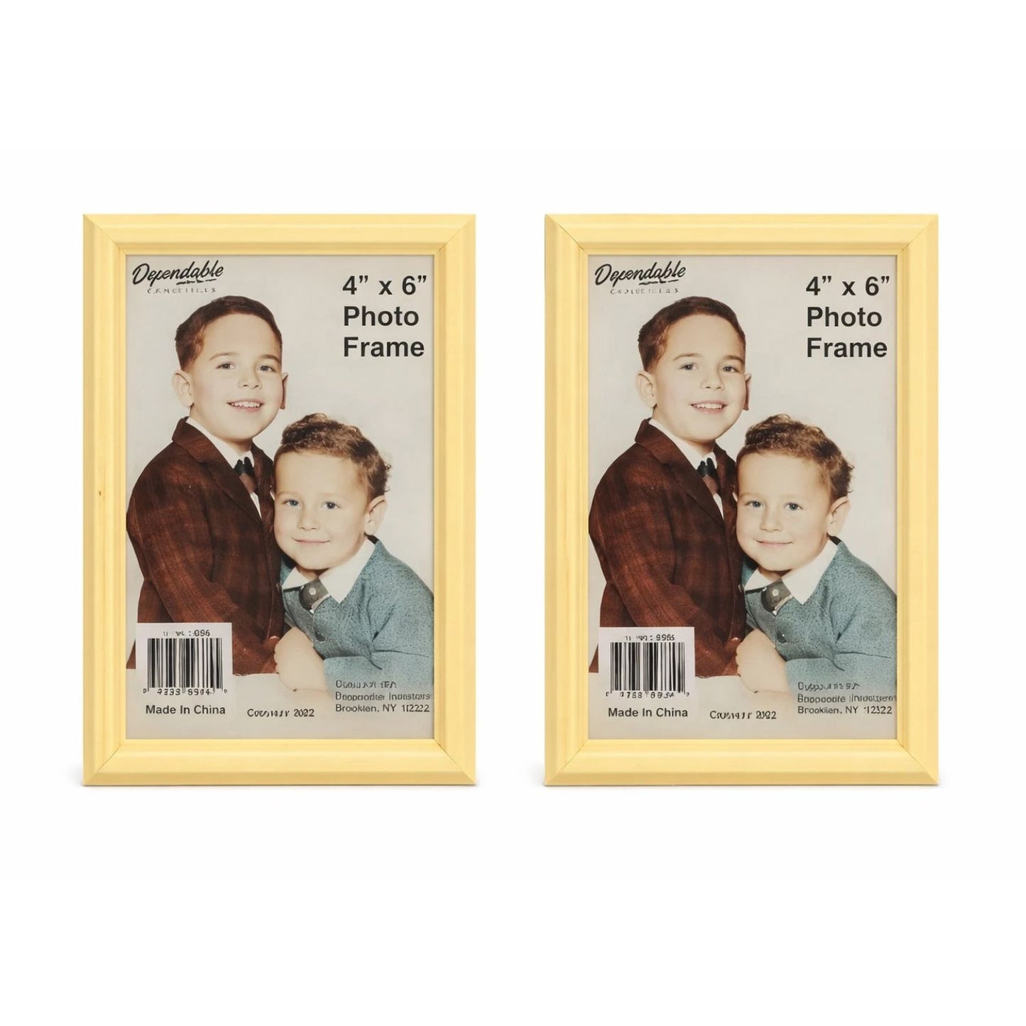 Home Collection Tabletop Glass Front Picture Frames