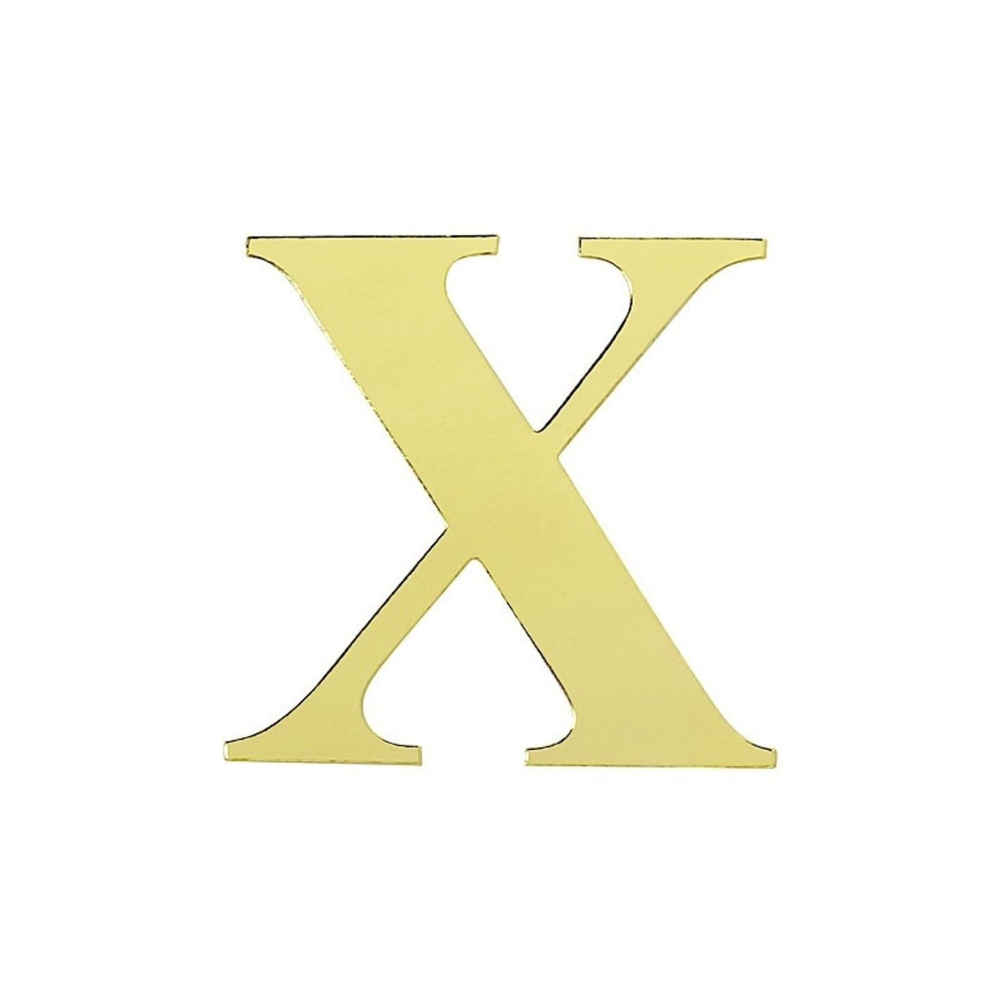 Home Collection Pack of 4 Gold Letter Stickers Backdrop 5"