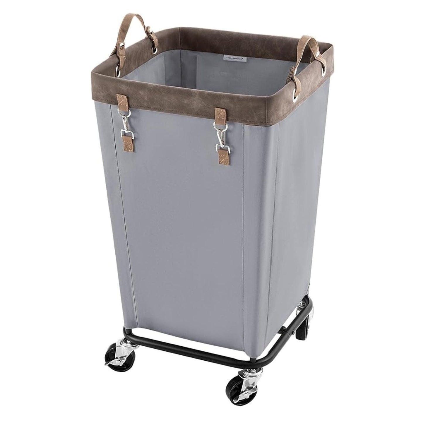 Home Collection Large Rolling Laundry Basket with Wheels 160L