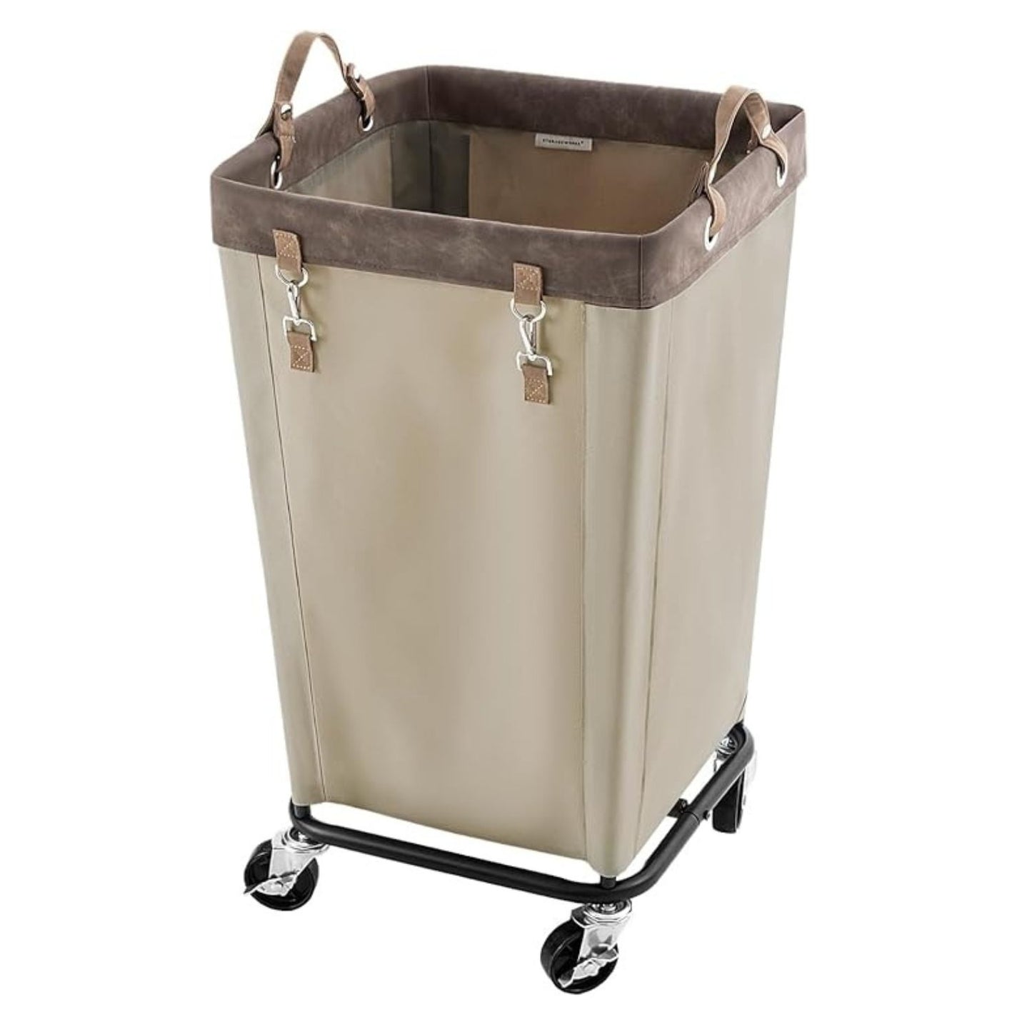 Home Collection Large Rolling Laundry Basket with Wheels 160L