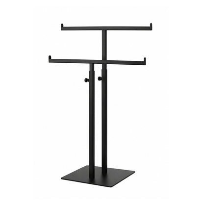 Home Collection Adjustable Double T-Shaped Purse Display Stand and Jewelry Holder