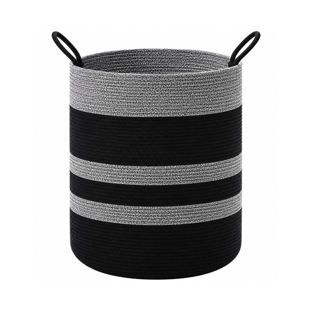 Home Collection 80L Tall Woven Rope Laundry Hamper and Storage Basket