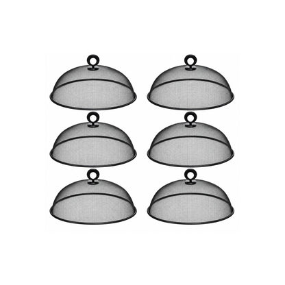 Home Collection Pack of 6 Metal Mesh Food Cover Domes for Outdoor Dining
