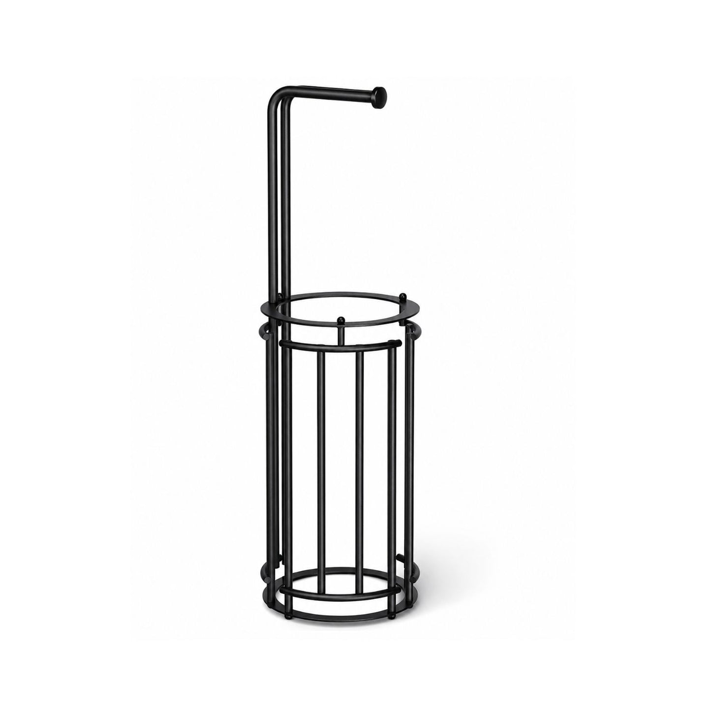 Home Collection Freestanding Toilet Paper Holder Stand for 4 Mega Rolls