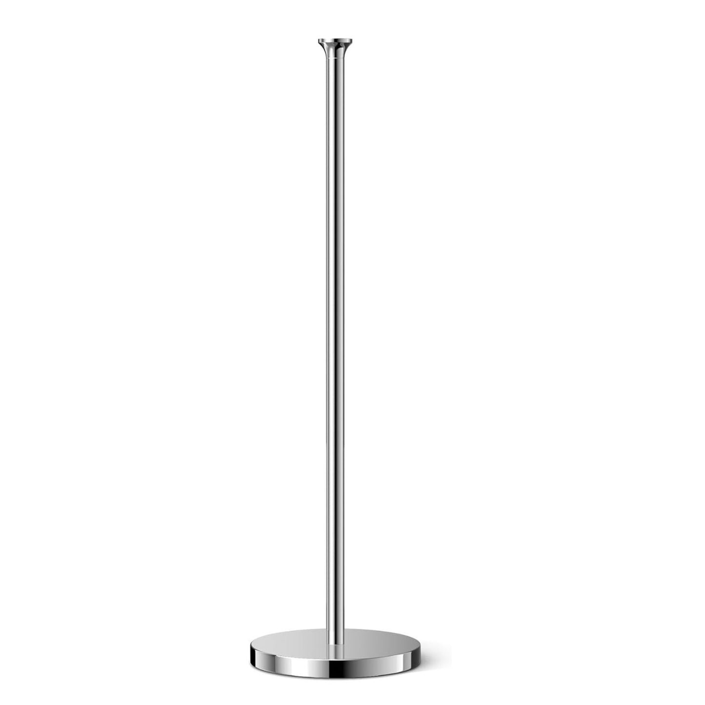 Home Collection Stainless Steel Toilet Paper Holder Stand with Reserve Storage