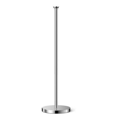 Home Collection Stainless Steel Toilet Paper Holder Stand with Reserve Storage