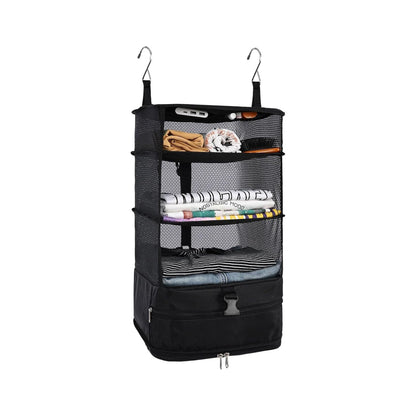 Home Collection 3-Shelf Hanging Closet Storage Bag