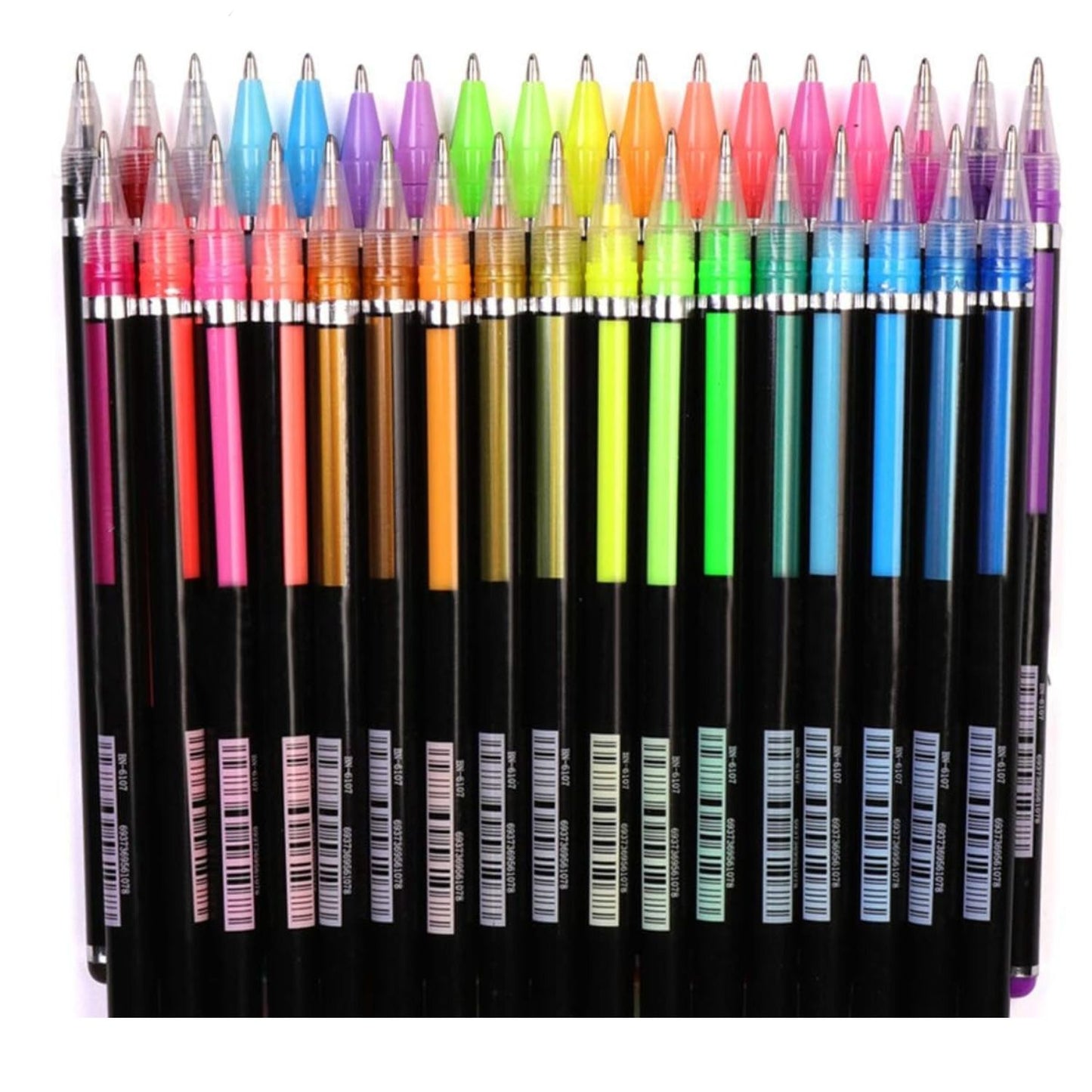 Home Collection 48-Pack Metallic Glitter Neon Gel Pens
