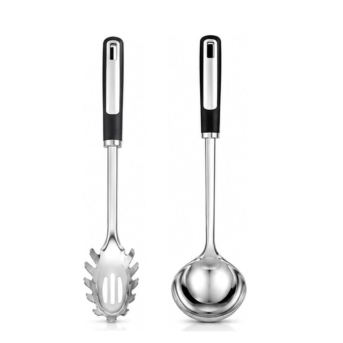 Home Collection Heat-Resistant Stainless Steel Cooking Utensil Set