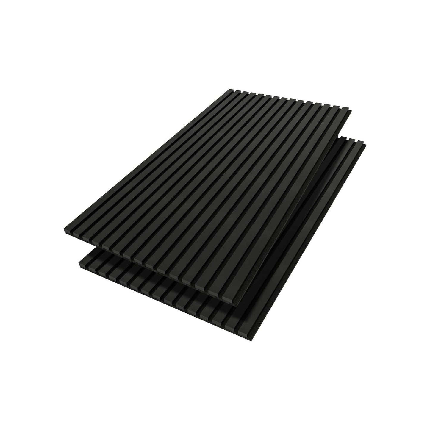 Home Collection Pack of 2 Acoustic Wood Slat Wall Panels, 47.2 x 23.6 Inches