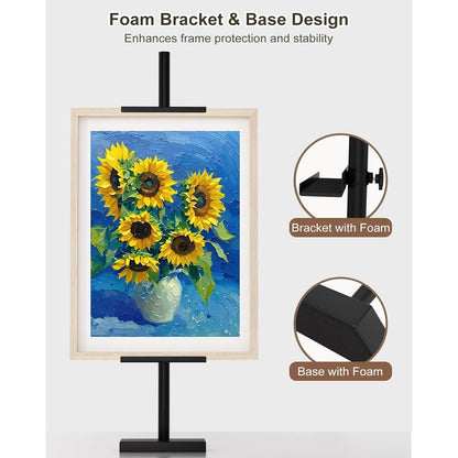 Home Collection Adjustable Metal Tabletop Easel Stand for Displays Up to 29 Inches