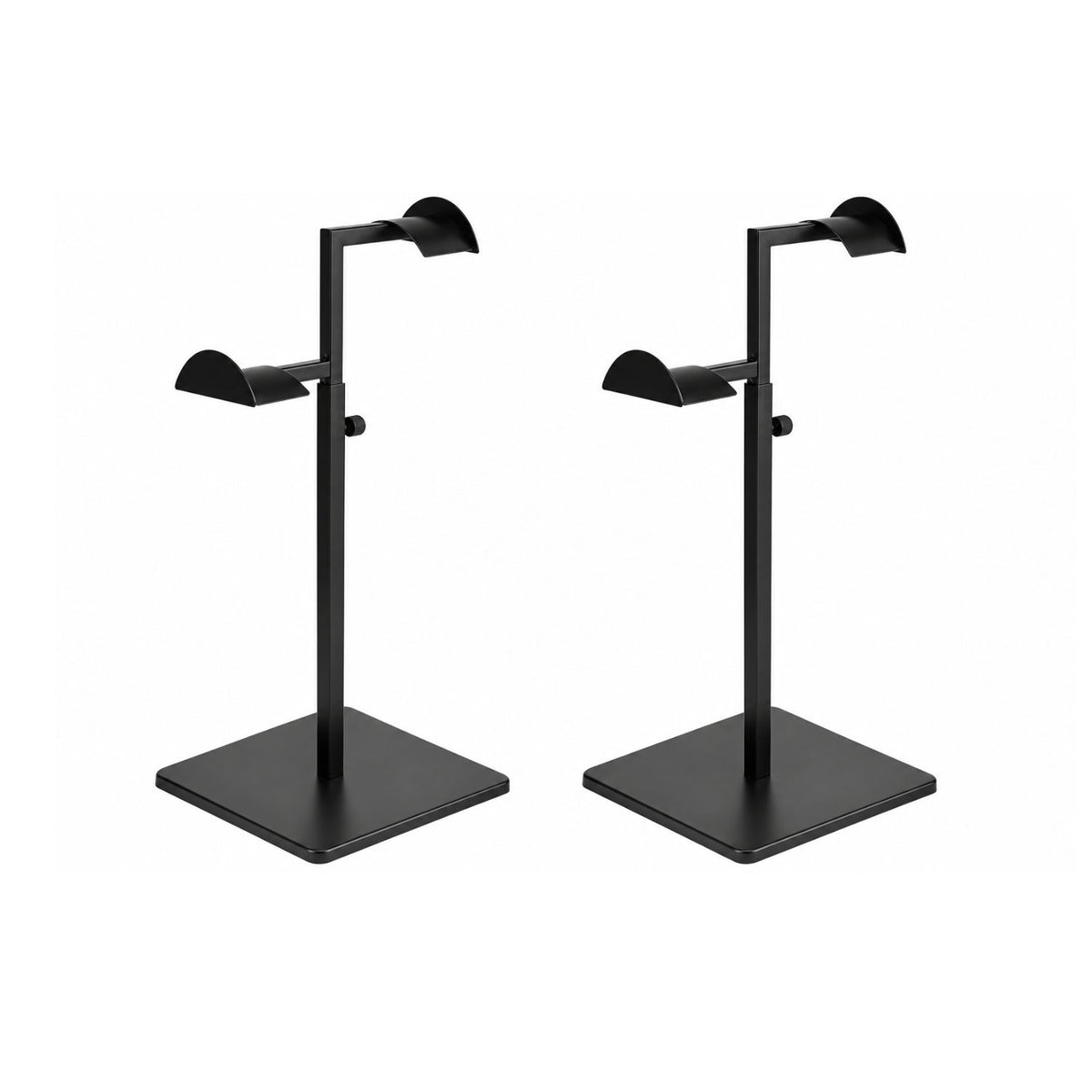 Home Collection Pack of 2 Two-Tier Stainless Steel Adjustable Handbag Display Stands