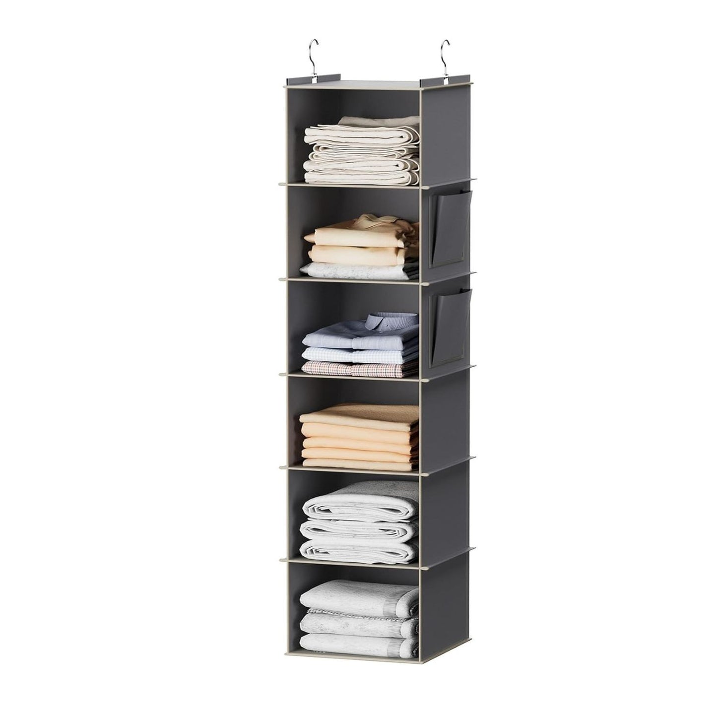 Home Collection 6-Shelf Hanging Closet Organizer