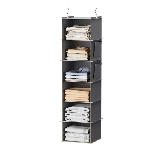 Home Collection 6-Shelf Hanging Closet Organizer