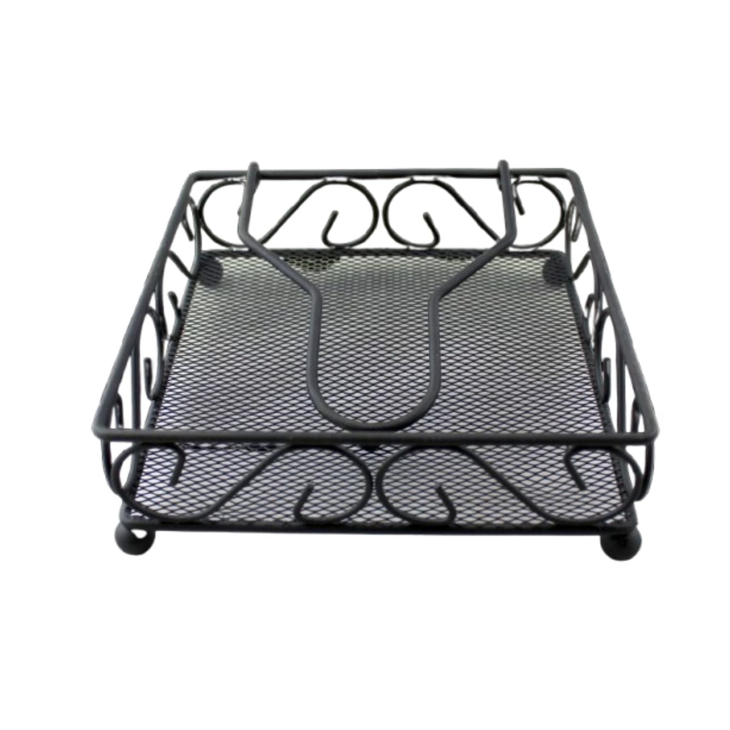 Home Collection  Metal Napkin Holder with Weighted Arm