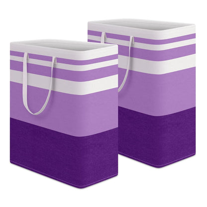 Home Collection Pack of 2 Freestanding Large Laundry Hamper Basket 125L