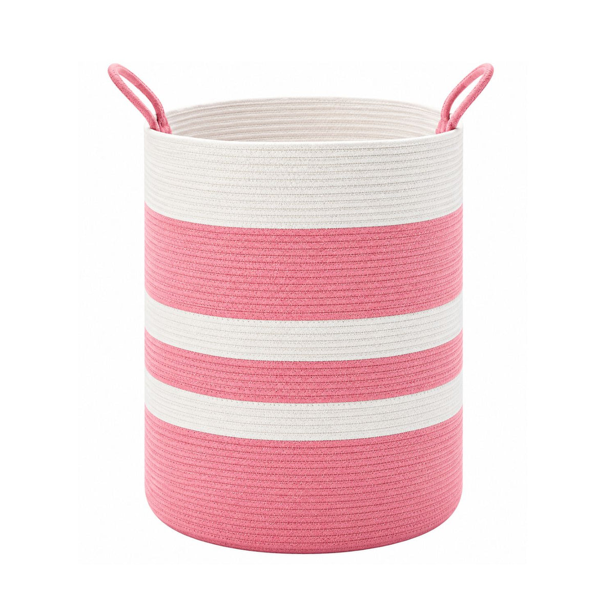Home Collection 80L Tall Woven Rope Laundry Hamper and Storage Basket