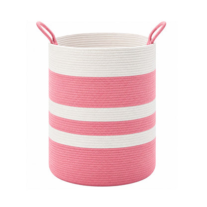 Home Collection 80L Tall Woven Rope Laundry Hamper and Storage Basket