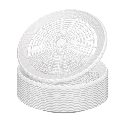Home Collection Plastic Hollow Paper Plate Holders