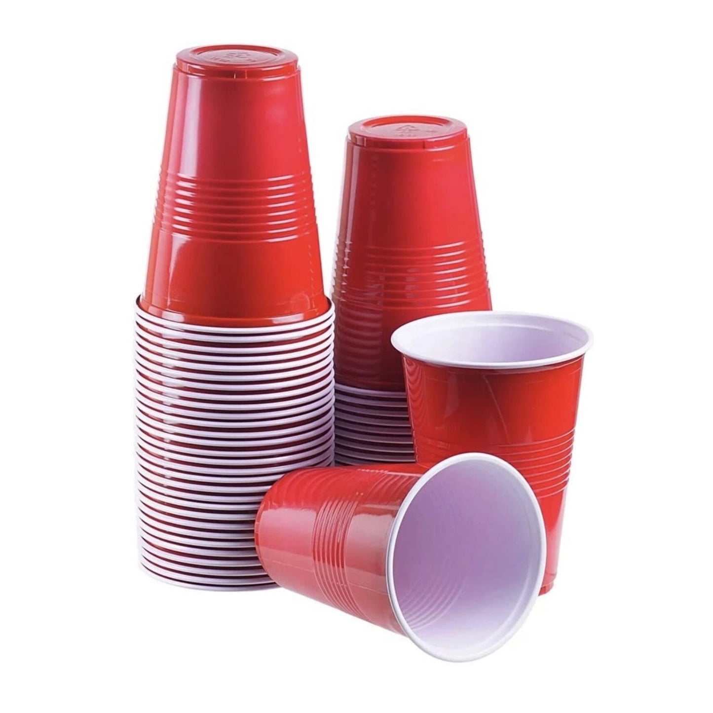 Home Collection 18 oz Red Plastic Party Cups