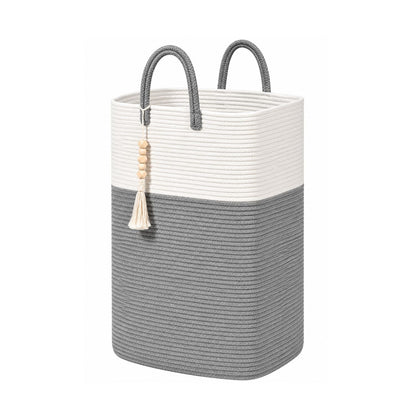 Home Collection 100L Large Rectangular Woven Laundry Hamper and Storage Basket