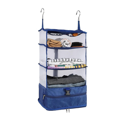 Home Collection 3-Shelf Hanging Closet Storage Bag