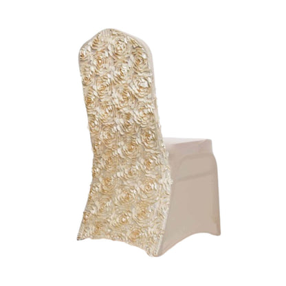 Home Collection 10Pcs Satin Rosette Stretch Chair Covers