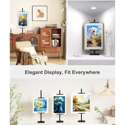 Home Collection Adjustable Metal Tabletop Easel Stand for Displays Up to 29 Inches