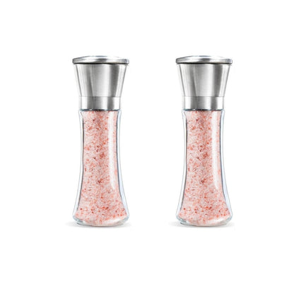 Home Collection Premium Stainless Steel Salt and Pepper Grinder Set